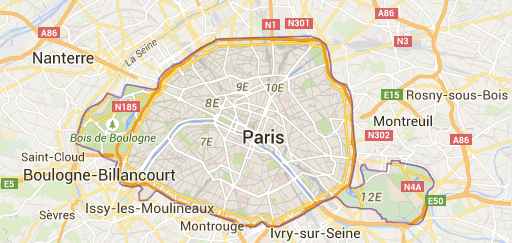 carte paris