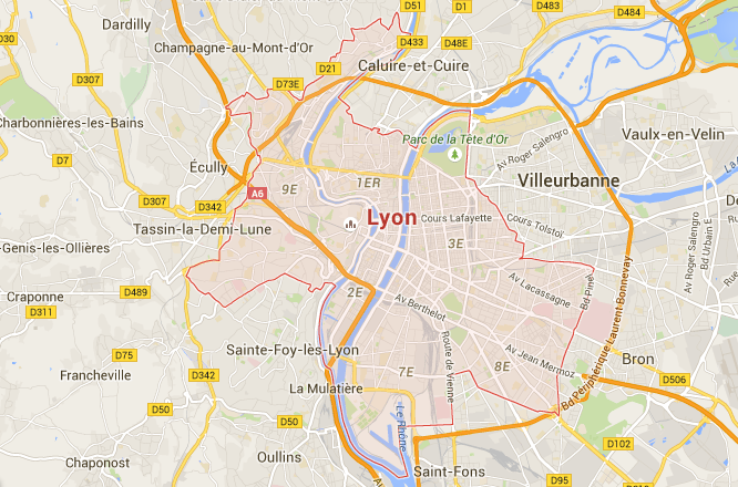 carte lyon