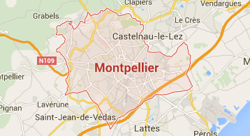 carte montpellier